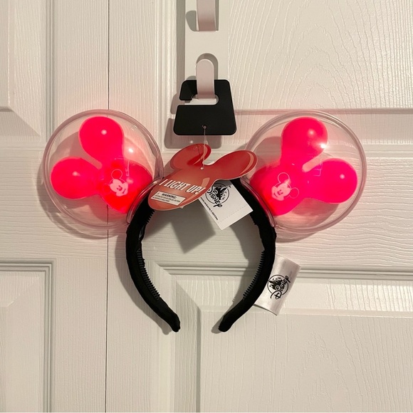 NWT Mickey Mouse Balloon Light-Up Ears Headband for Adults - Picture 5 of 13